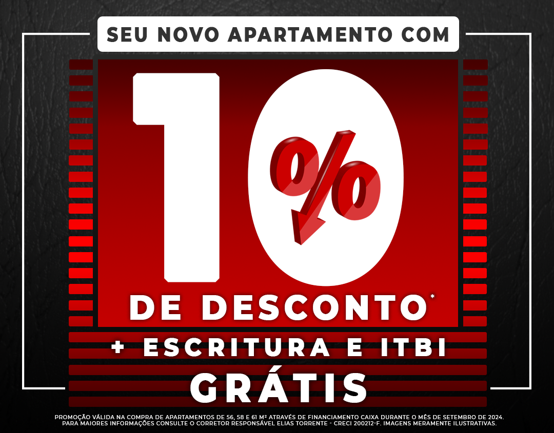 Siver Resort Bosque Maia | Condições promocionais para apartamentos de 56, 58 e 61 m² | 10% de Desconto no Apartamento com Financiamento Caixa + Escritura e ITBI Grátis